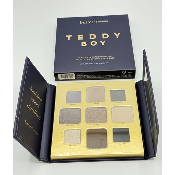 Butter London - Teddy Boy Eyeshadow Palette - NEW In Box - Picture 1 of 3